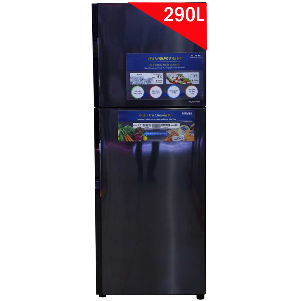 Tủ lạnh Hitachi 290 lít R-H350PGV7 Inverter
